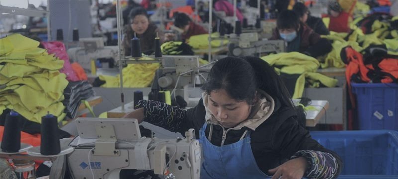China's textile industry Moved to the us.