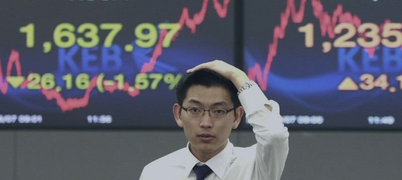 Asian markets fall to the lowest since 2012