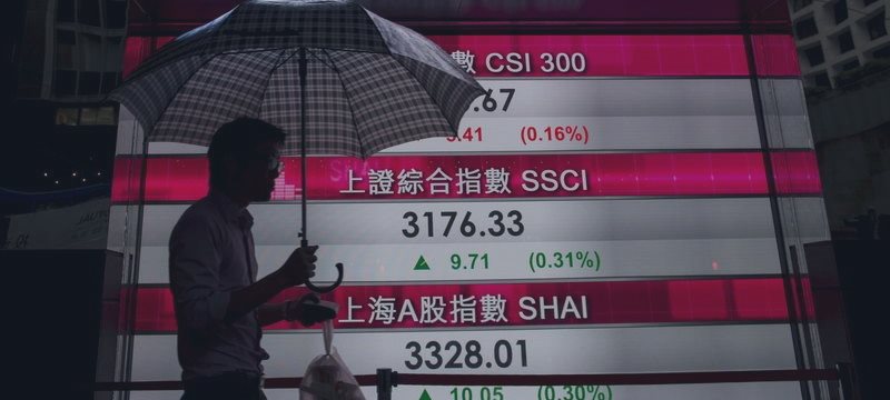 Ações asiáticas caem após inflação fraca na China