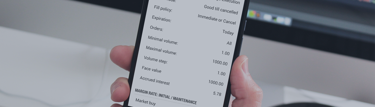 MetaTrader 5 Android build 1172: escalado automático de gráficos e interés corrido en las propiedades de los bonos