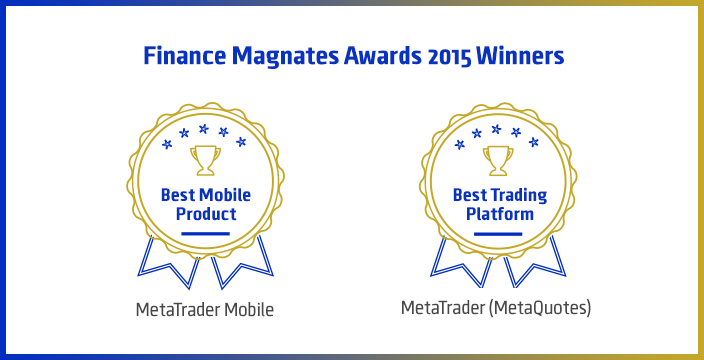 Finance Magnates Awards 2015 em Londres: Plataformas de Negociação MetaTrader Premiadas Como as Melhores Plataformas de Negociação e Melhores Aplicativos de Celular 