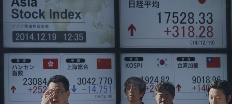 Asian Stock Markets Are Down