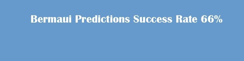 Bermaui predictions success rate 66%