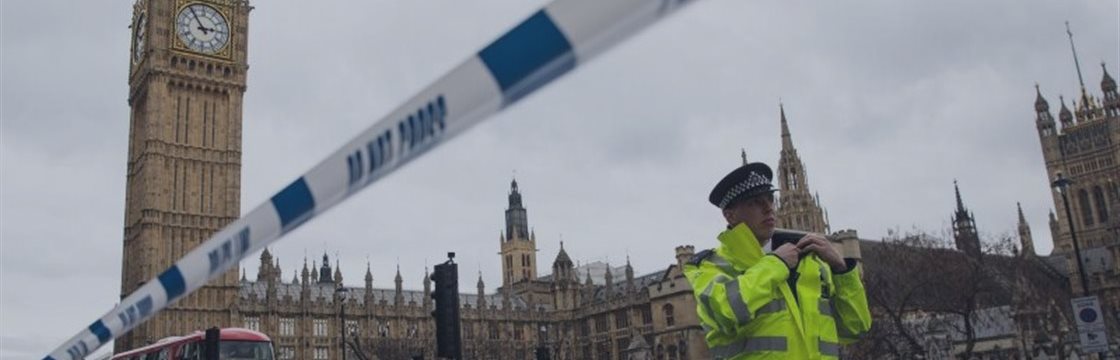 Terror attack near British Parliament in London.