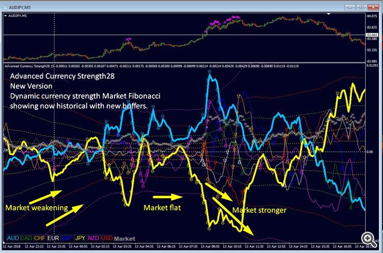 dynamic Market Fibonacci levels