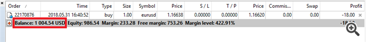 Leverage Margin Balance Equity Free Margin Margin Level Margin - 