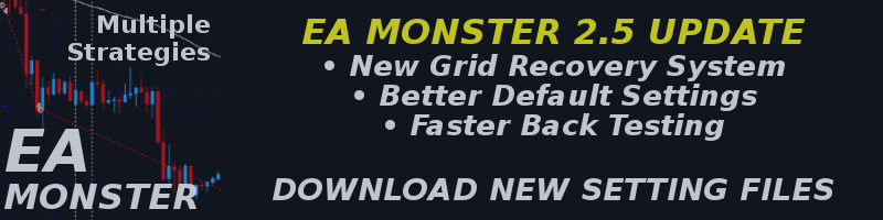 EA MONSTER 2.7 FOREX EXPERT ADVISOR MT4 TRADING ROBOT HUGE UPDATE AVAILABLE NOW WITH A NEW FOREX TRADING STRATEGY EA MONSTER 2.7 FOREX EXPERT ADVISOR MT4 TRADING ROBOT HUGE UPDATE AVAILABLE NOW WITH A NEW FOREX TRADING STRATEGY