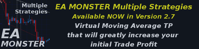 EA Monster Version 2.7 New Virtual Moving Average Take Profit