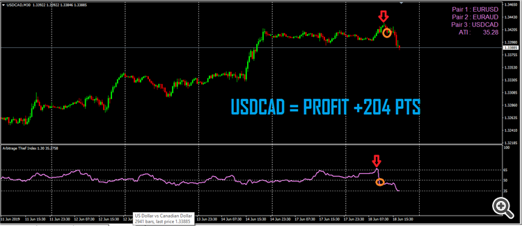 1.arbitrage thief index usdcad