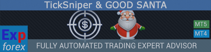 TickSniper and GOOD SANTA Automatic trading EA-scalper. With auto optimization of parameters TickSniper and GOOD SANTA Automatic trading EA-scalper. With auto optimization of parameters