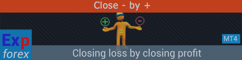 Close Minus by Plus - Closing loss-making positions, by finding and closing of profitable positions Close Minus by Plus - Closing loss-making positions, by finding and closing of profitable positions