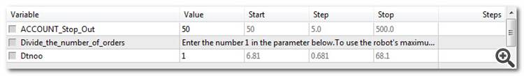 settings for check standard