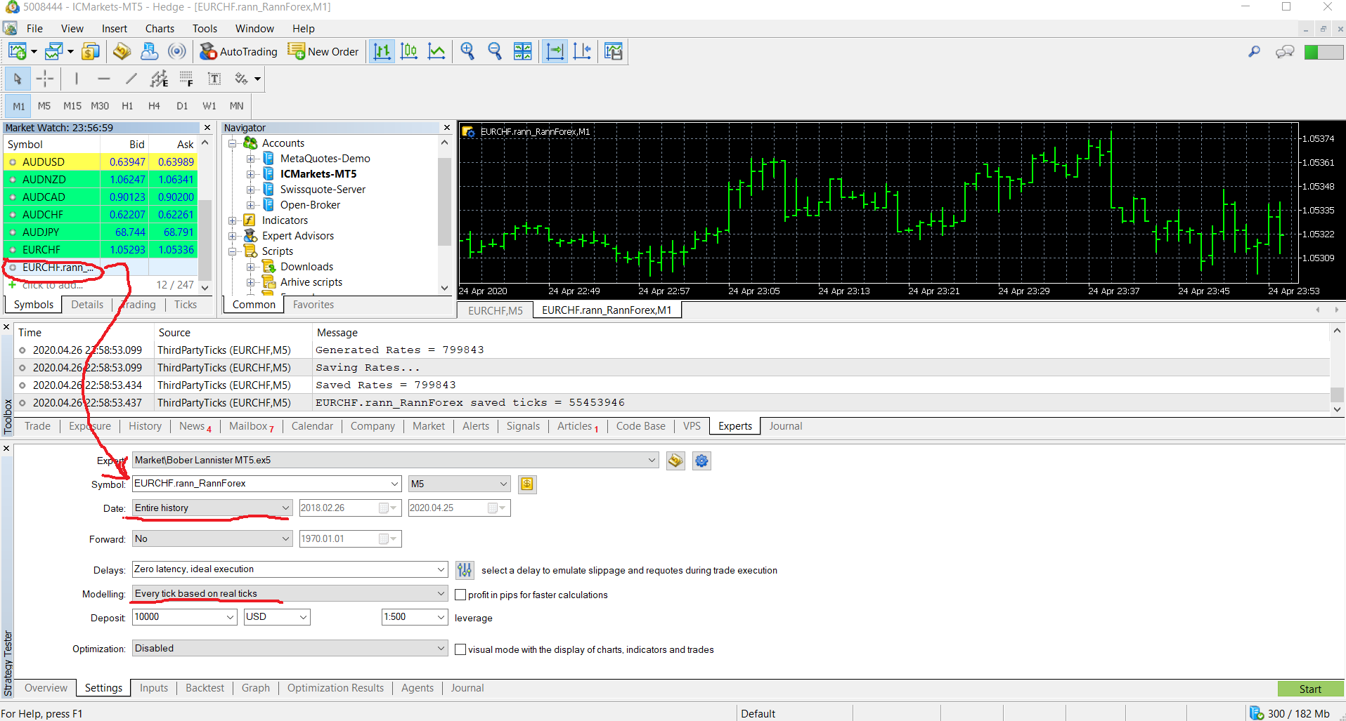 MT5: How to backtest EAs with real ticks data - Scalping ...