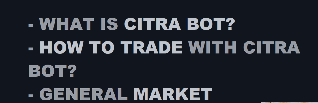What is CITR BOT Indicator? How to trade with it? MT4/MT5