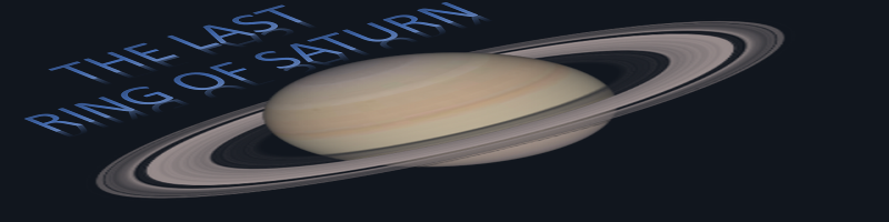 THE LAST RING OF SATURN MANUAL OF INPUT