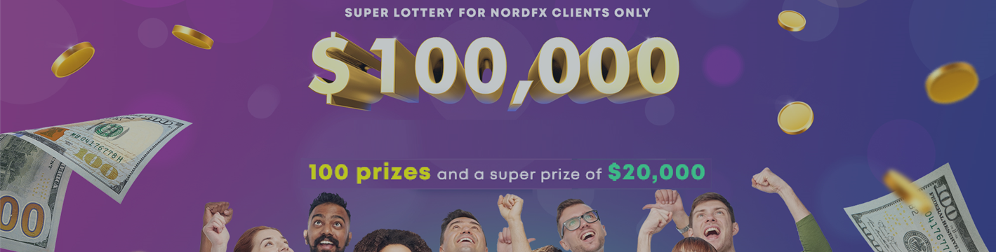 Super Lottery: NordFX Gives Away 100,000 USD to Traders