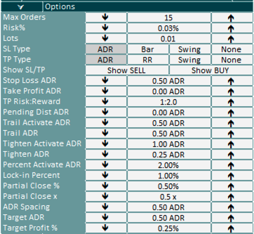 Options Section Fully Loaded