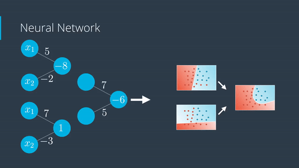 Neural network with reinforcement