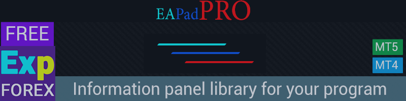 Lib - EAPADPRO Adding our panel to your Expert Advisor