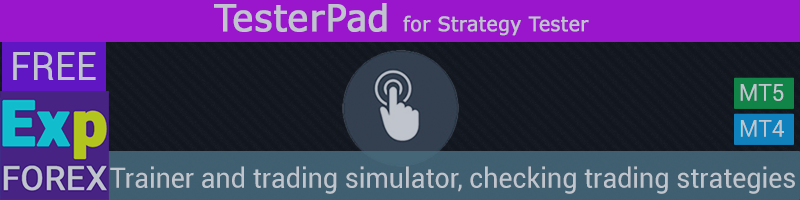 TESTERPAD FOR TESTING YOUR STRATEGIES AND INDICATORS IN THE TEST STRATEGY TESTER