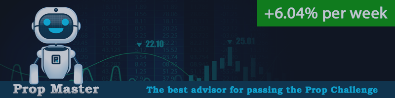 Prop Master Expert Advisor earned +6.04% for the week of May 13 - 18