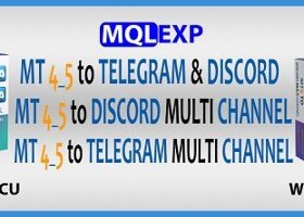 MT5/MT4 TO TELEGRAM AND DISCORD MULTI CHANNEL