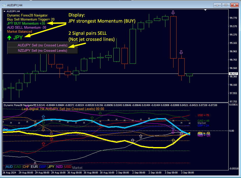 Display Dynamic Forex28 Navigator