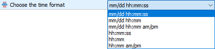 Time format