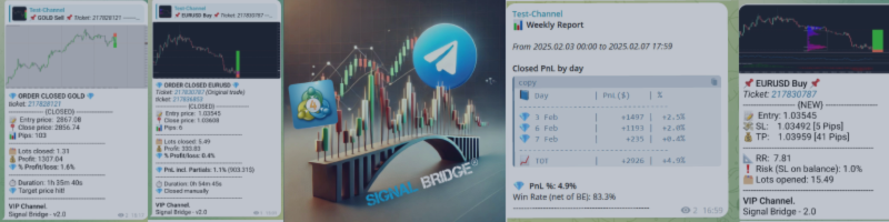 Signal Bridge - Best Metatrader to Telegram EA - manual