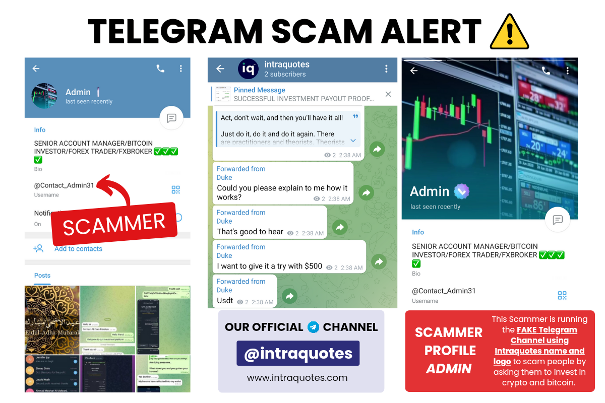 Telegram-Scammer-impersonating-intraquotes