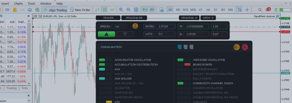 A demo version of the signalmatrix assistant