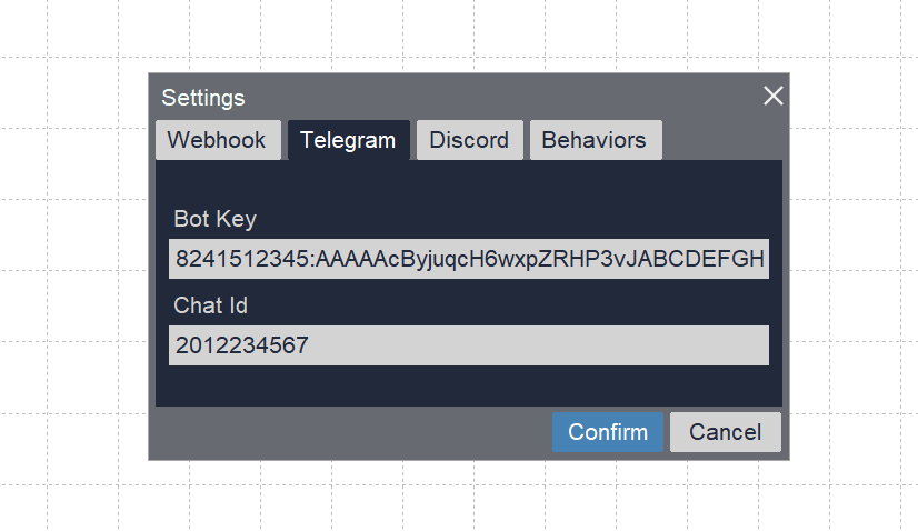 Telegram Settings