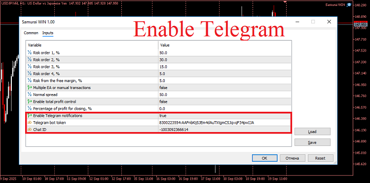 Enable Telegram