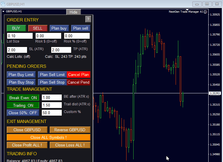 NextGen Trade Manager AI