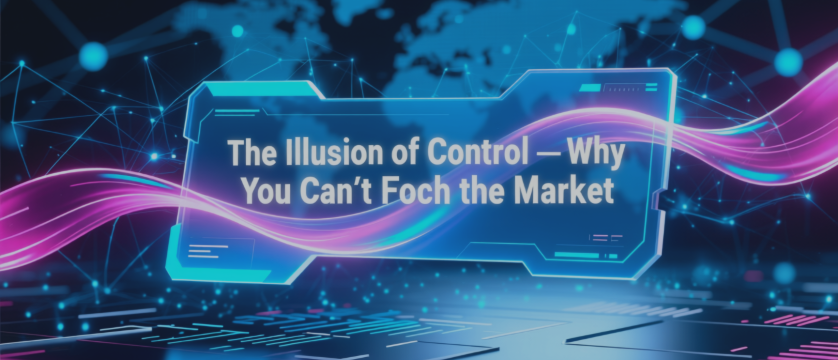 The Illusion of Control — Why You Can’t Force the Market