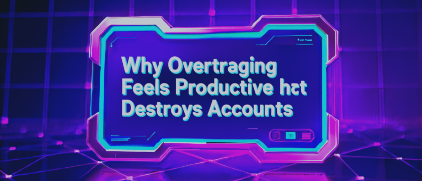🔁 Why Overtrading Feels Productive but Destroys Accounts