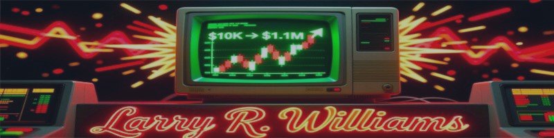 Larry Williams: come 10.000 dollari sono diventati 1.100.000 dollari grazie alla disciplina