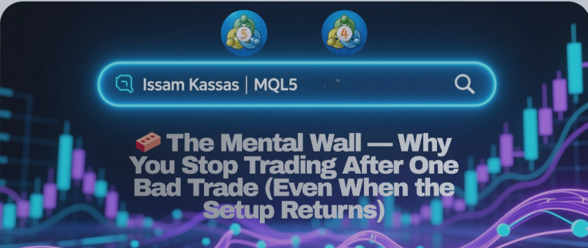 🧱 The Mental Wall — Why You Stop Trading After One Bad Trade