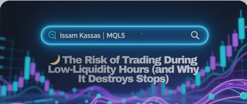 🌙 The Risk of Trading During Low-Liquidity Hours (and Why It Destroys Stops)