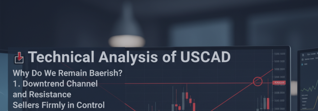📉 Technical Analysis of USDCAD: Why Do We Remain Bearish?