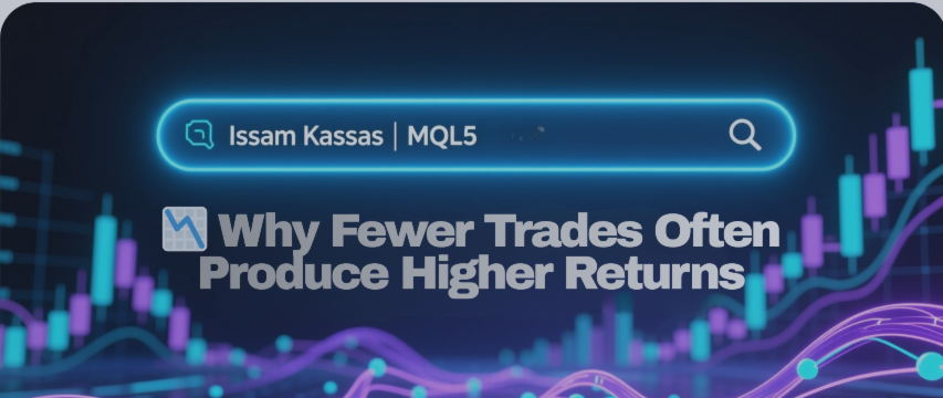 📉 Why Fewer Trades Often Produce Higher Returns