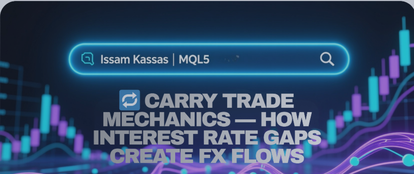 🔁 CARRY TRADE MECHANICS — HOW INTEREST RATE GAPS CREATE FX FLOWS