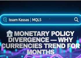 🏦 MONETARY POLICY DIVERGENCE — WHY CURRENCIES TREND FOR MONTHS