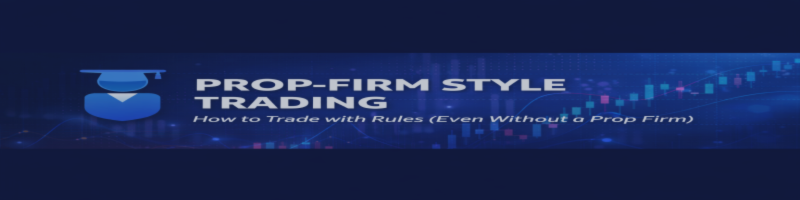 Prop-Firm Style Trading: How to Trade with Rules (Even Without a Prop Firm)