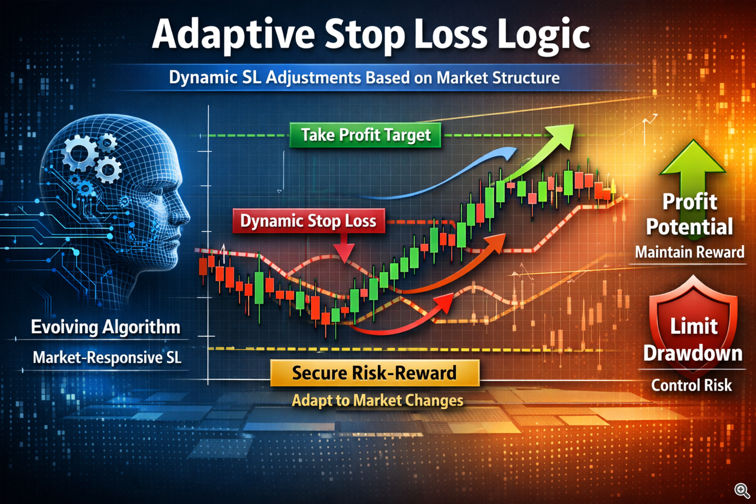 Advanced Stop Loss Logic Using Structure Calculations for trailing step 