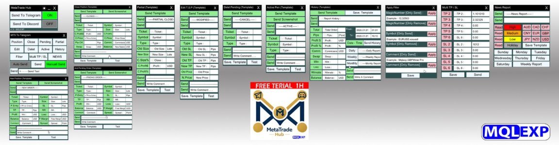 MT5 / MT4 To Telegram and Discord