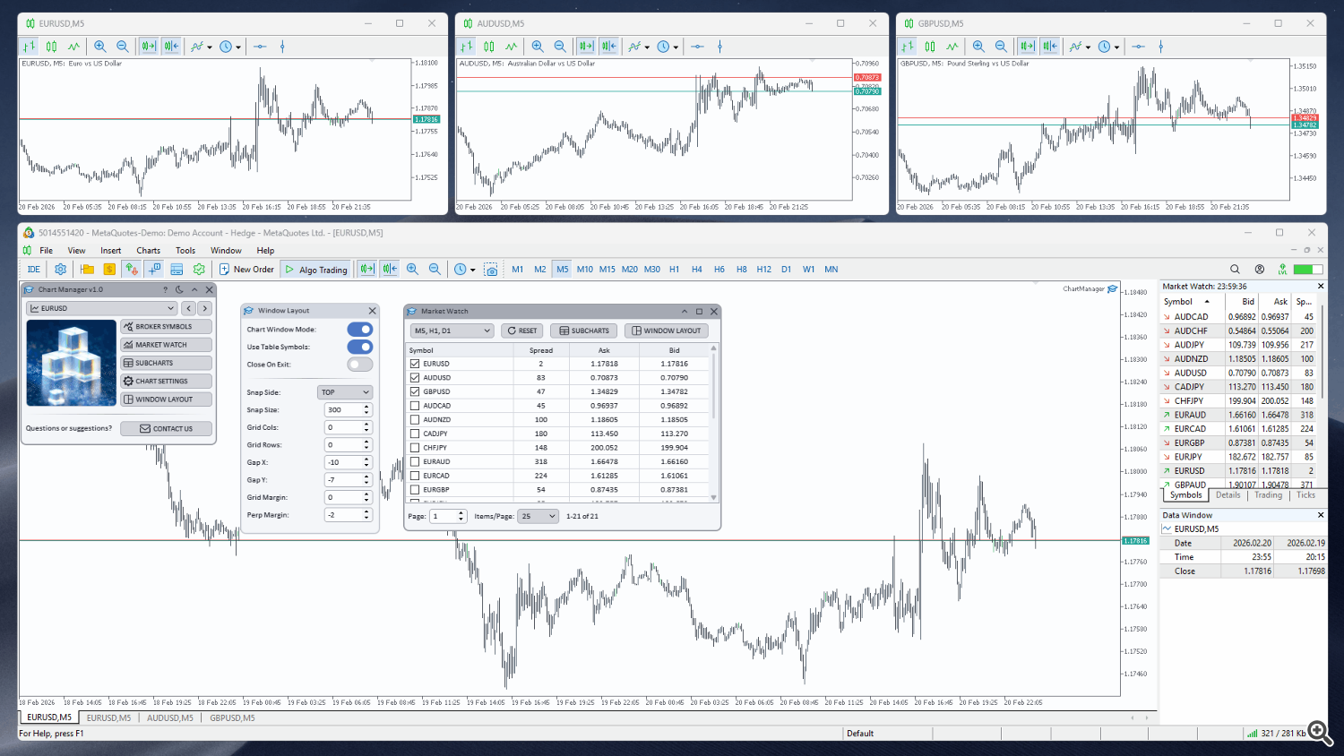 Window Layout window
