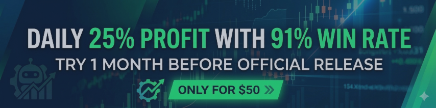 Daily 25% profit with 91% win rate, Try 1 Month Before Official Release
