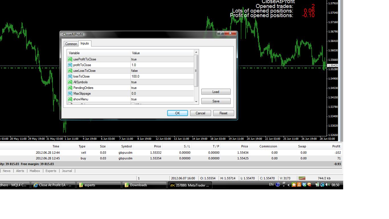 Close At Profit Ea Currency Trading General Mql5 Programming Forum - 