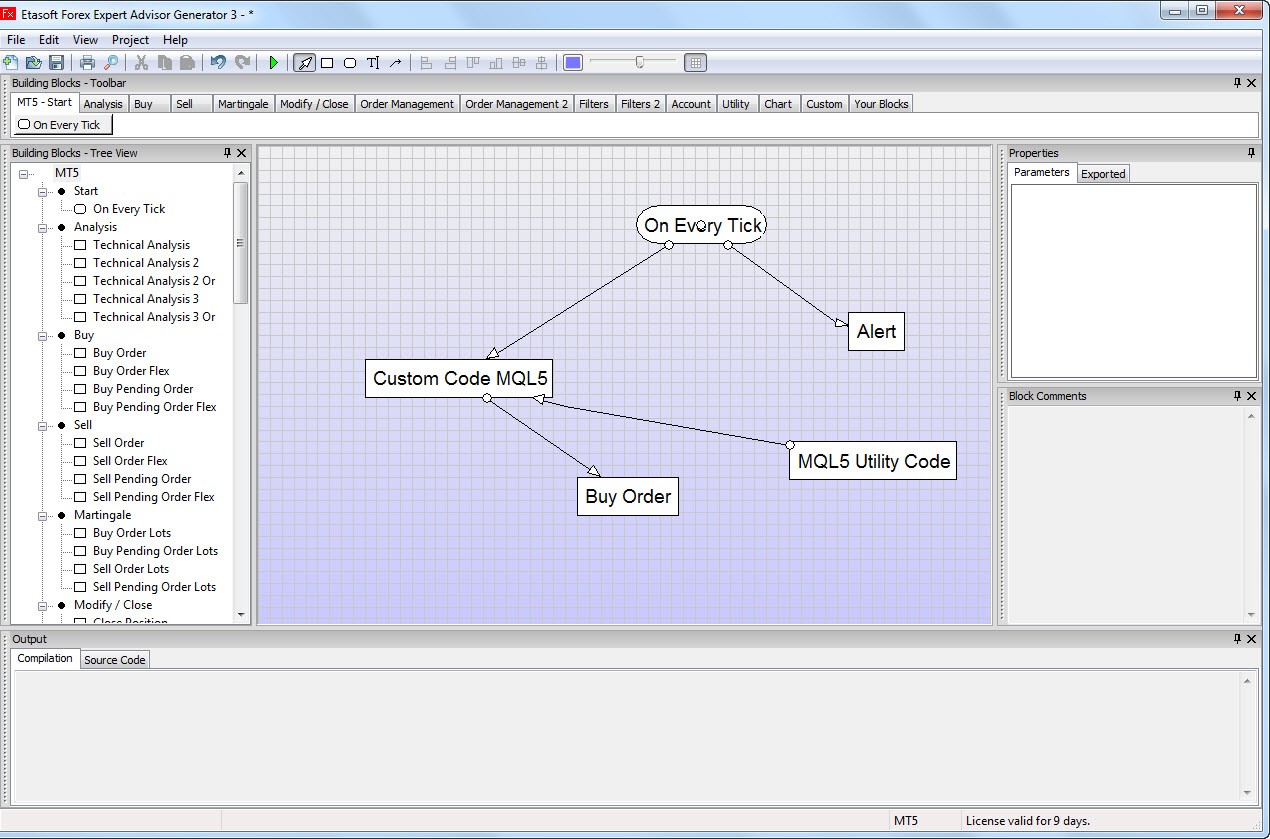 New Strategy Builder For Metatrader 5 It Creates Eas In Mql5 - 